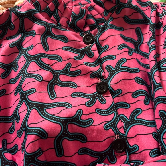 Pink and Black Maxi Dress - Picture 6 of 6